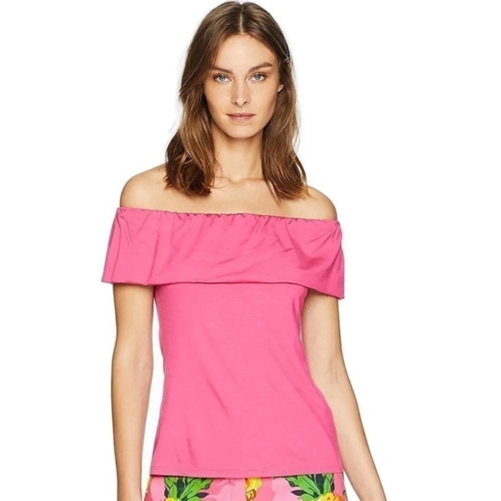 Nwt Trina Turk Los Angeles Prizma Off The Shoulders Top size M